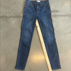Madewell 10 high rise skinny sz 28